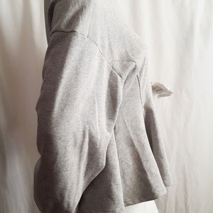 Topshop Sweaters - SOLD! TOPSHOP Corset Peplum Gray Sweatshirt Size 8 Topshop Sweaters - SOLD! TOPSHOP Corset Peplum Gray Sweatshirt Size 8
